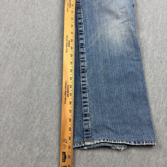Vintage True Religion Jeans Men 31X33 Fits 32x31 Blue Billy Bootcut Made In USA - Picture 11 of 16